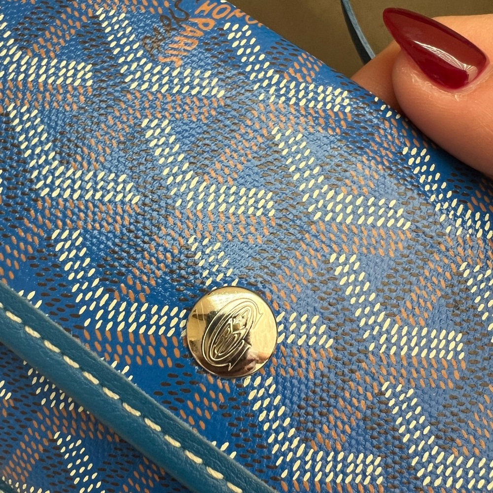Goyard Blue Tote Bag - Picture 10 of 11